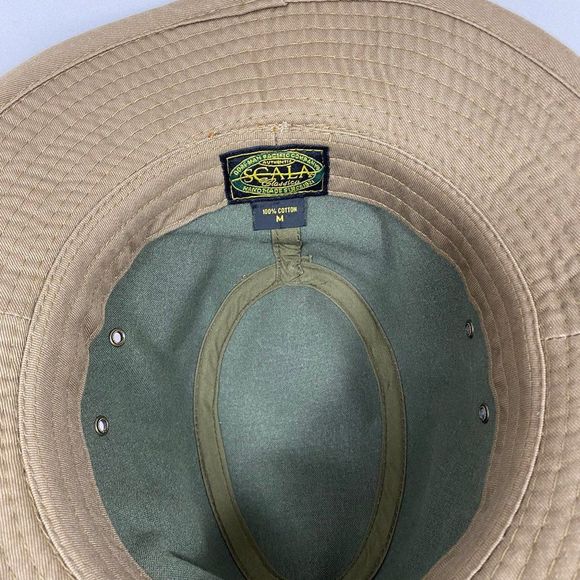 Scala Fedora Hat with Brown Leather Band NWOT - Picture 5 of 6